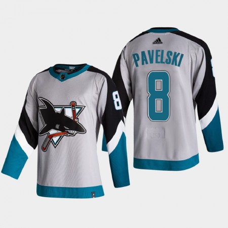Pánské Hokejový Dres San Jose Sharks Dresy Joe Pavelski 8 2020-21 Reverse Retro Authentic